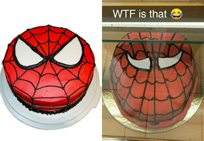 Spoderman蛋糕 蛋糕悲剧